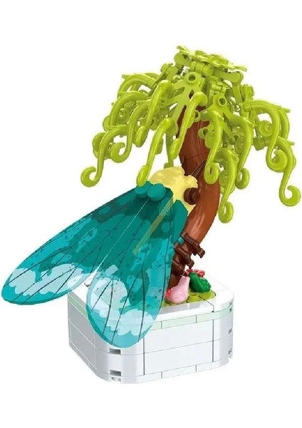 Çiçekler ve Böcekler Yapı Blokları Ağustos Böceği 174 Parça 68656