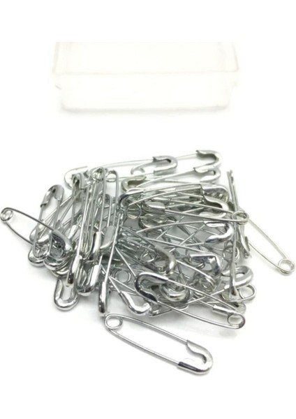 Mini Çengelli Iğne (2 Cm 1 Paket 50 Ad ) Gümüş Kuyumcu, Çeyrek ,para ve Nazar Boncuğu Iğnesi