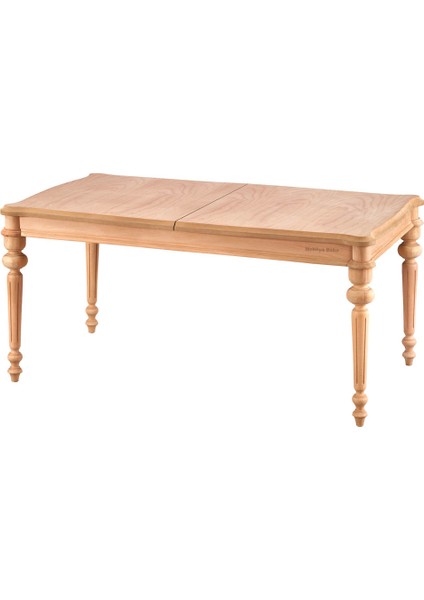 Idil 170 Lik Torna Masa Cilasız Ham Ahşap