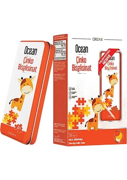 Çinko Bisglisinat Muz Aromalı Şurup