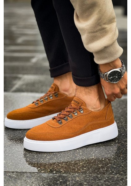 SHO319 Bağcıklı Yüksek Taban Stamina Sbt Erkek Ayakkabı Taba modelleri