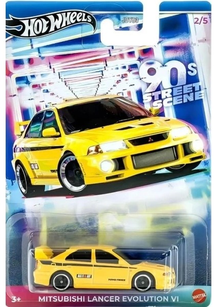 Hot Wheels 90's Street Scene Mıtsubıshı Lancer Evolutıon Vı JCB58