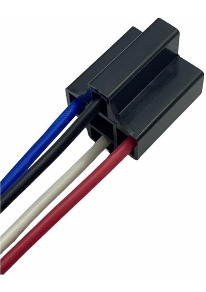 RÖLE SOKETİ (RÖLE YUVASI) 5 UÇLU SİYAH (4 KABLOLU) (2.5 MM KABLOLU) modelleri