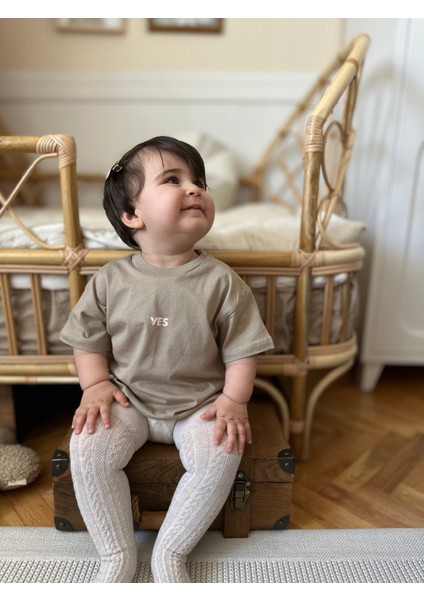 T-Shirt Kız Erkek Bisiklet Yaka Kısa Kol Tişört modelleri