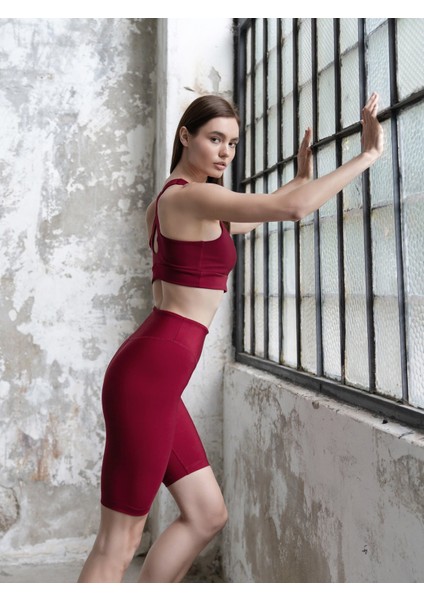 Bordo Biker ( Bisikletçi ) Tayt modelleri