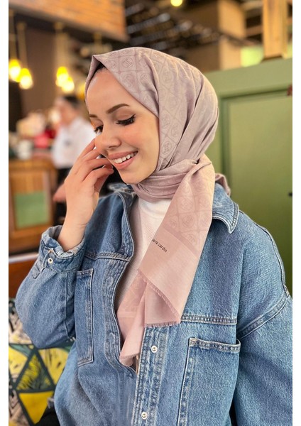 Monogram Şal - 1030300-991 - Gül Kurusu