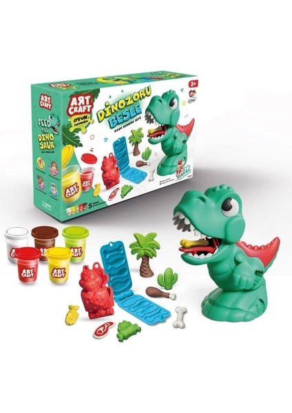 Dinozoru Besle Oyun Hamuru Eğitici Oyun Hamuru Seti