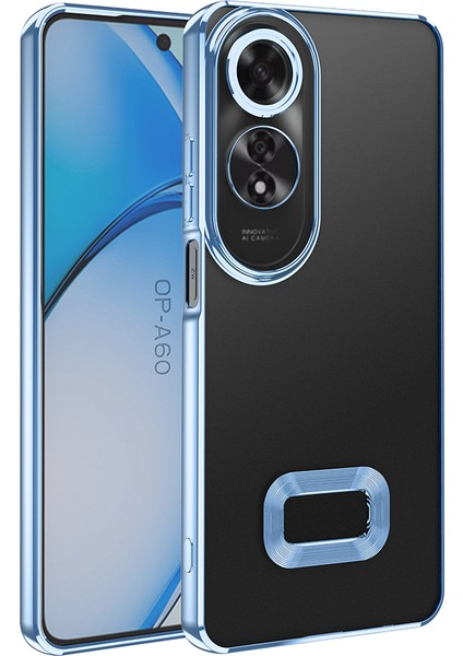 Oppo A60 Uyumlu Kılıf Kamera Korumalı Logo Gösteren Zore Omega Kapak