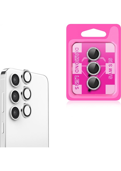 Samsung Galaxy S25 Uyumlu Zore Cl-06 Kamera Lens Koruyucu