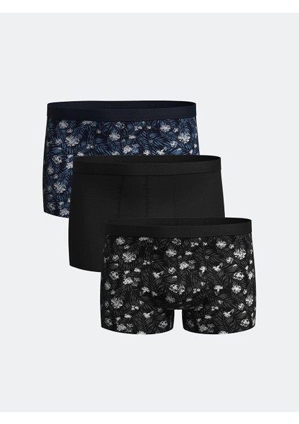 Lc Waıkıkı Standart Kalıp Pamuklu Esnek Erkek Boxer 3'lü