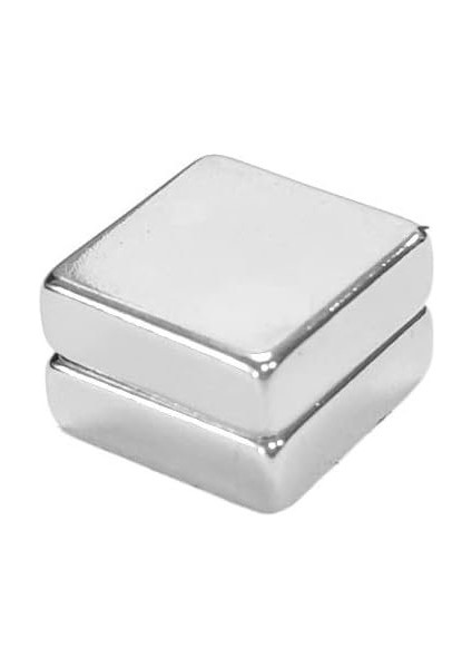 2 Adet 15 mm x 15 mm x 5 mm Köşeli Süper Güçlü Neodyum Mıknatıs