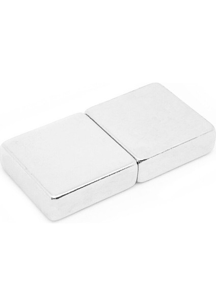 2 Adet 15 mm x 15 mm x 5 mm Köşeli Süper Güçlü Neodyum Mıknatıs modelleri