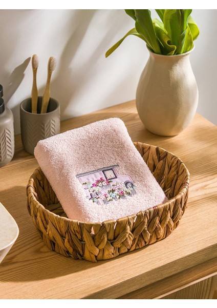Lcw Home Çiçek Nakışlı Pamuklu Yüz Havlusu 50X80 cm fiyatları