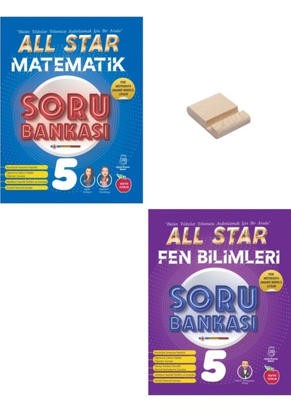 (Sınıf: 5) All Star Matematik ve Fen Bilimleri Soru Bankası (Telefon Tutucu)