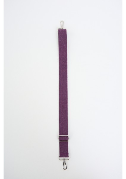 Violet Ayarlanabilir Çanta Sapı Mor (Pamuk) 110 cm G:4 cm