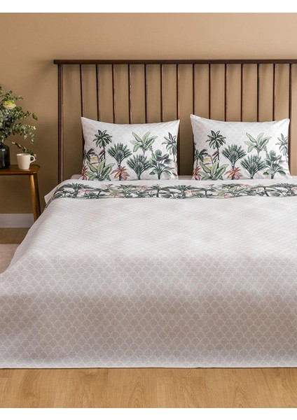 Lcw Home Karışık Desenli Çift Kişilik Pike Seti