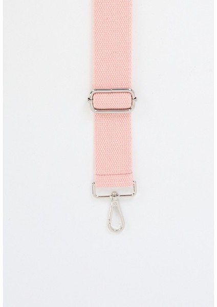 Baby Pink Ayarlanabilir Çanta Sapı Toz Pembe (Pamuk) 110 cm G:4 cm fiyatları
