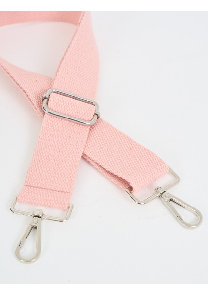 Baby Pink Ayarlanabilir Çanta Sapı Toz Pembe (Pamuk) 110 cm G:4 cm modelleri