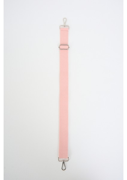 Baby Pink Ayarlanabilir Çanta Sapı Toz Pembe (Pamuk) 110 cm G:4 cm fırsatları