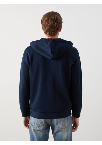 Lcwaıkıkı Basic Kapüşonlu Uzun Kollu Erkek Fermuarlı Sweatshirt fırsatları