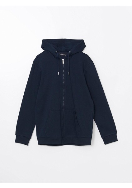 Lcwaıkıkı Basic Kapüşonlu Uzun Kollu Erkek Fermuarlı Sweatshirt indirimleri