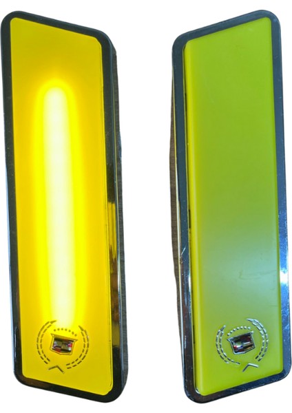 Oto Direk Lambası Sarı Cadillac Armalı Gazetelik Etiketçi Araç Içi Aydınlatma fiyatları