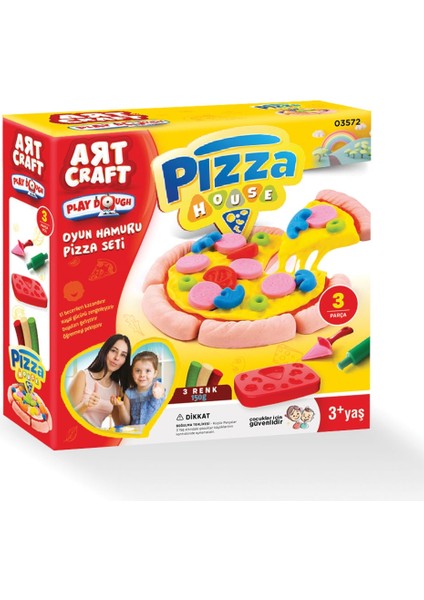 Kuaför Oyun Hamuru 224 gr + Insan Figürü + Hamburger + Pizza + Doğum Günü 150 gr Hamur Setleri