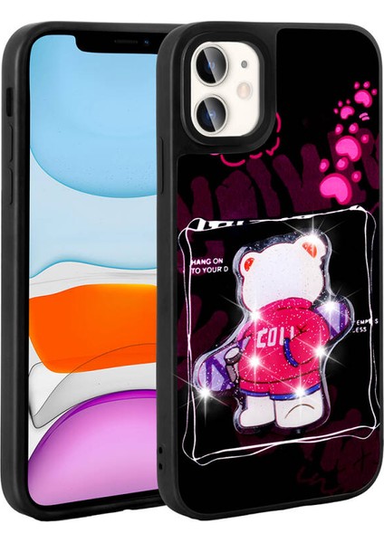 Apple iPhone 11 Kılıf Şirin Hayvan Figürlü Euphoria Premium Silikon Kapak