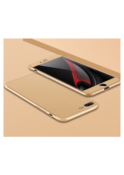 Apple iPhone 7 Plus Kılıf Altı ve Üstü Sökülebilir Sert Bossy Premium Kapak
