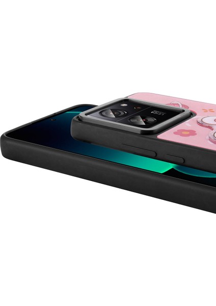 Apple iPhone 15 Pro Max Kılıf Şirin Hayvan Figürlü Euphoria Premium Silikon Kapak