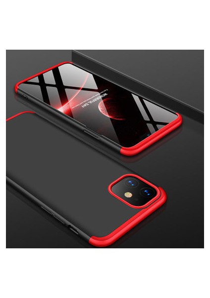Apple iPhone 11 Kılıf Altı ve Üstü Sökülebilir Sert Bossy Premium Kapak