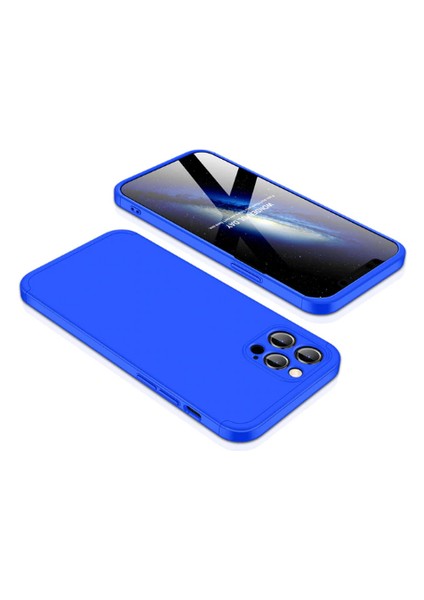 Apple iPhone 12 Pro Max Kılıf Altı ve Üstü Sökülebilir Sert Bossy Premium Kapak