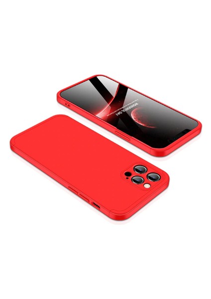 Apple iPhone 12 Pro Max Kılıf Altı ve Üstü Sökülebilir Sert Bossy Premium Kapak