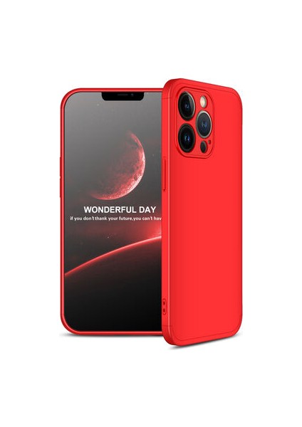 Apple iPhone 13 Pro Kılıf Altı ve Üstü Sökülebilir Sert Bossy Premium Kapak