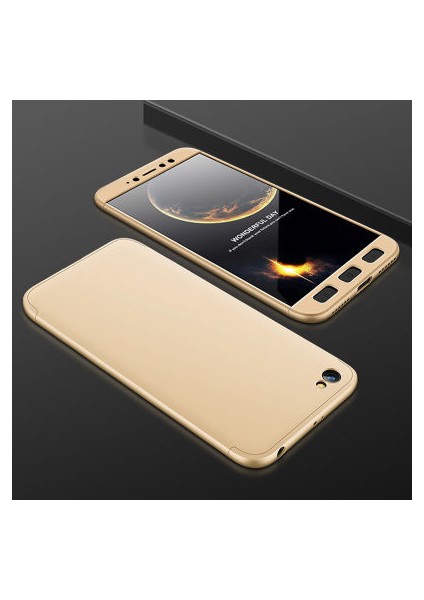 Redmi Y1 Lite Kılıf Altı ve Üstü Sökülebilir Sert Bossy Premium Kapak