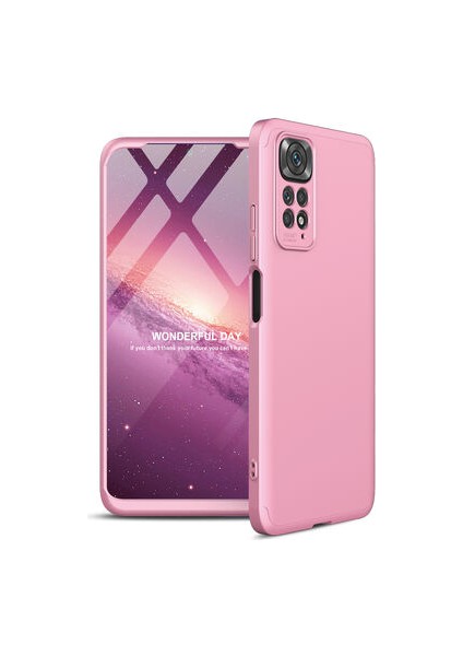 Redmi Note 11S Global Kılıf Altı ve Üstü Sökülebilir Sert Bossy Premium Kapak