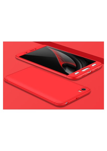 Xiaomi Mi 5s Kılıf Altı ve Üstü Sökülebilir Sert Bossy Premium Kapak