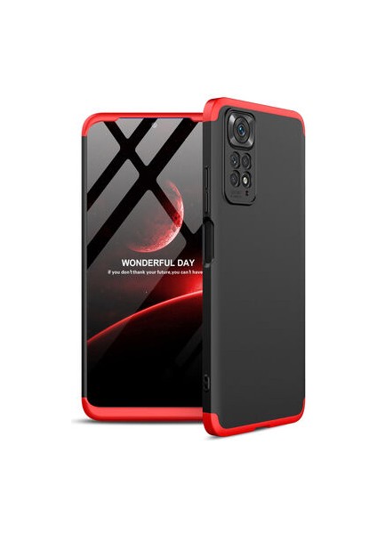 Redmi Note 11S Global Kılıf Altı ve Üstü Sökülebilir Sert Bossy Premium Kapak