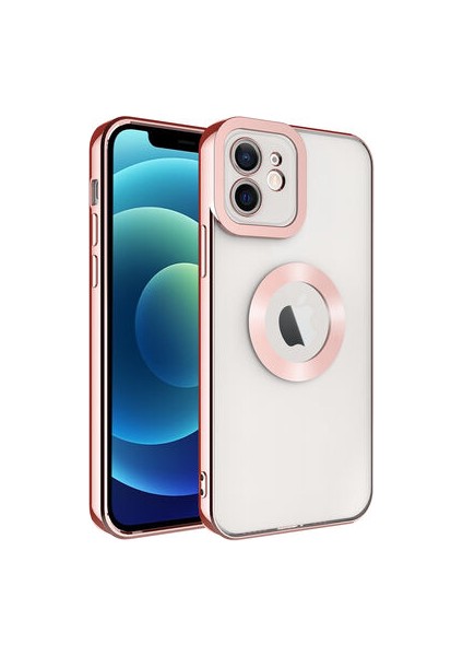 iPhone 12 Kılıf Detaylı Esnek Elis Lazer Silikon Kapak