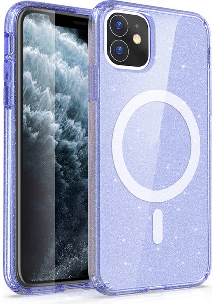 Apple iPhone 11 Kılıf Nokta Sim Tasarımlı Elixir Magsafe Premium Kapak