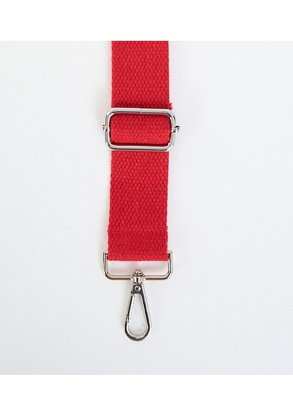 Scarlet Ayarlanabilir Çanta Sapı Kırmızı (Pamuk) 110 cm G:4 cm modelleri