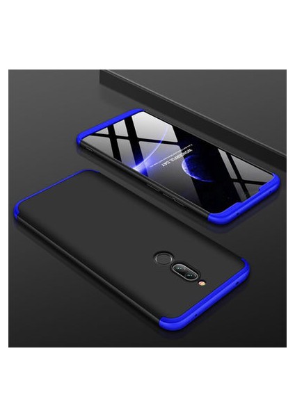 Redmi 8 Kılıf Altı ve Üstü Sökülebilir Sert Bossy Premium Kapak