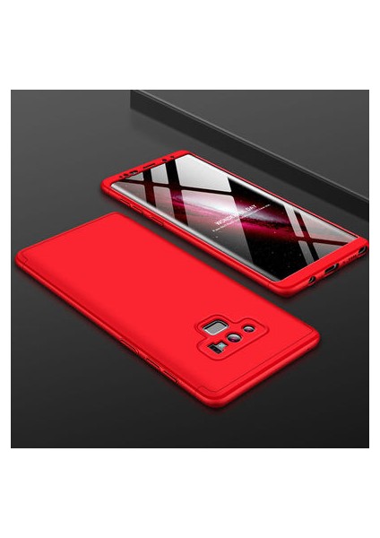 Samsung Galaxy Note 9 Kılıf Altı ve Üstü Sökülebilir Sert Bossy Premium Kapak