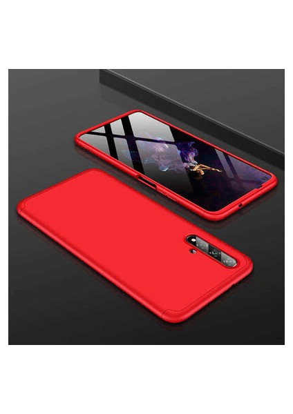 Huawei Nova 5t Kılıf Altı ve Üstü Sökülebilir Sert Bossy Premium Kapak