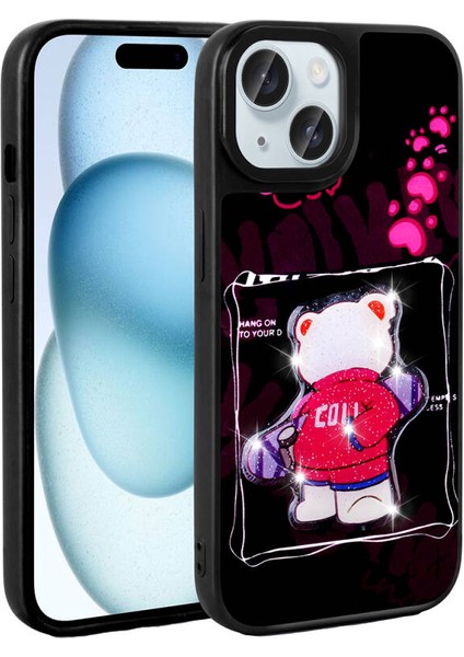 Apple iPhone 13 Kılıf Şirin Hayvan Figürlü Euphoria Premium Silikon Kapak