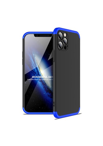 Apple iPhone 12 Pro Max Kılıf Altı ve Üstü Sökülebilir Sert Bossy Premium Kapak
