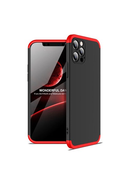 Apple iPhone 12 Pro Max Kılıf Altı ve Üstü Sökülebilir Sert Bossy Premium Kapak