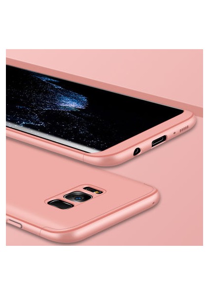 Samsung Galaxy S8 Plus Kılıf Altı ve Üstü Sökülebilir Sert Bossy Premium Kapak