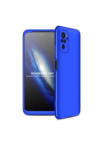 Redmi Note 10 Kılıf Altı ve Üstü Sökülebilir Sert Bossy Premium Kapak