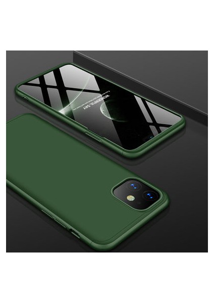 Apple iPhone 11 Kılıf Altı ve Üstü Sökülebilir Sert Bossy Premium Kapak